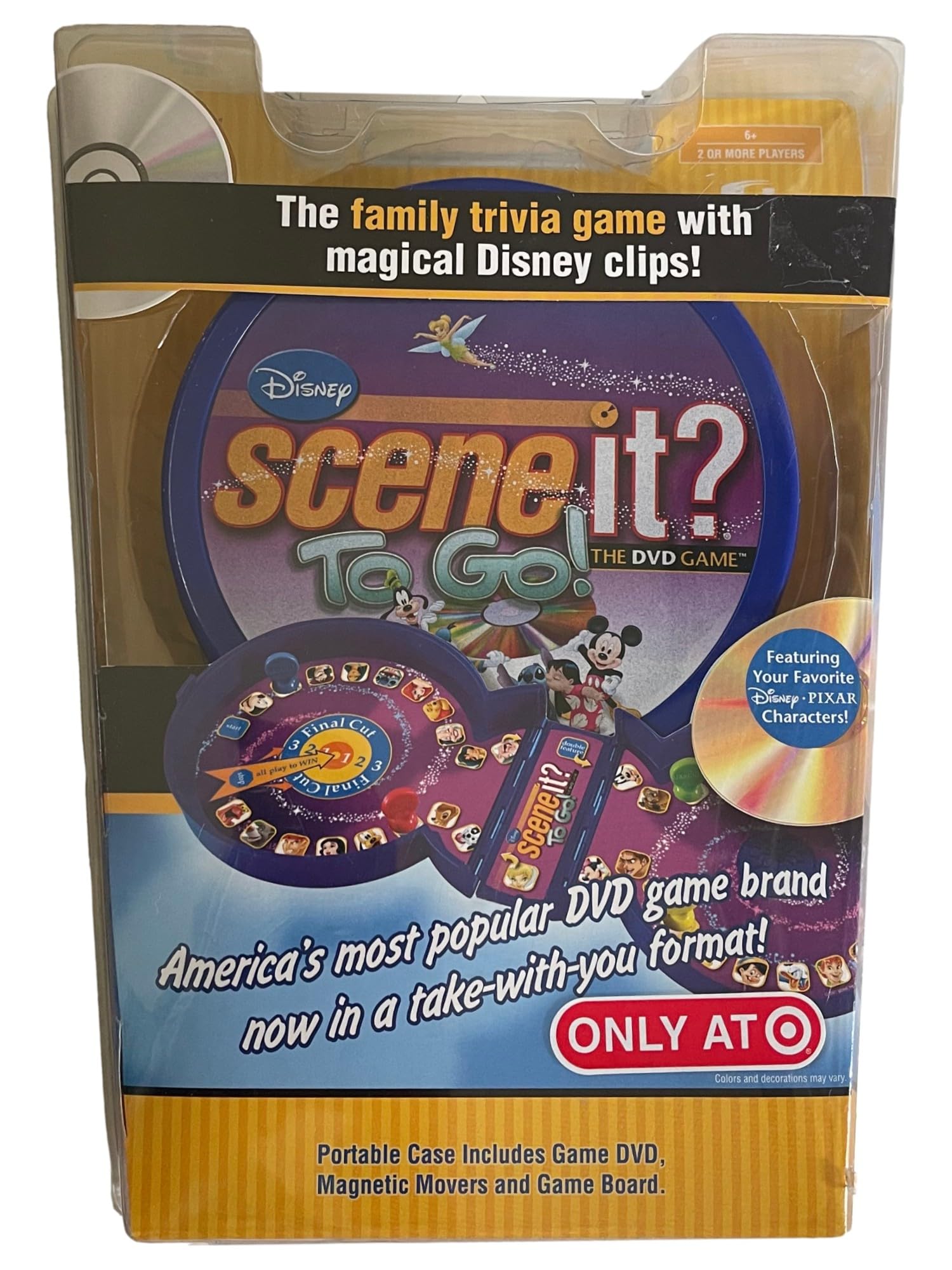 Mattel Disney Scene It? to Go! The DVD Game