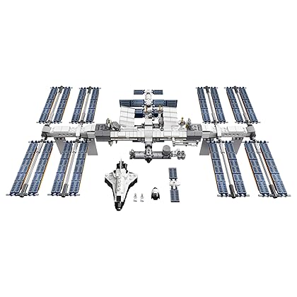 LEGO Ideas International Space Station 21321 Building Kit, Adult Set for Display, Makes a Great Birthday Present (864 Pieces)