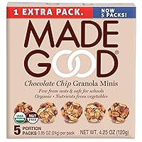 Made Good Granola Minis Chocolate Chip, 24 gram, (Pack of 6)