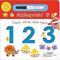 Alphaprints: Trace, Write, and Learn 123: Finger tracing & wipe clean Alphaprints: Trace, Write, and Learn 123: Finger tracing & wipe clean Board book