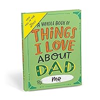 About Dad Book Fill in the Love Fill-in-the-Blank Book Gift Journal, 4.10 x 5.40-inches