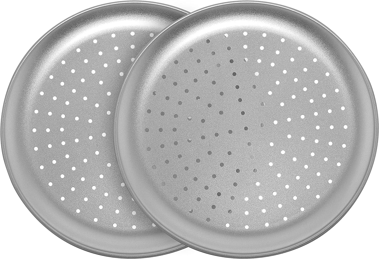 Grill Sensations G & S Metal Products Company 12-inch Pizza Pans, Set of 2