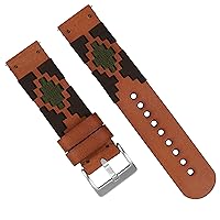 Barton Gaucho Leather Quick Release Watch Band Straps - Choose Color & Width - 18mm, 20mm, 22mm