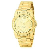 Invicta Women's 0459 Angel Collection Rhodium-Plated Gold-Tone Watch