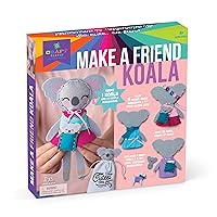 Craft-tastic Make a Friend Koala, Kids Crafts Ages 6-8, Arts & Crafts for Kids 4-6, Koala Craft Kit, Best Friend Gifts for Kids, Spring Crafts for Kids, Travel Activities for Kids, Kids Sewing Kit