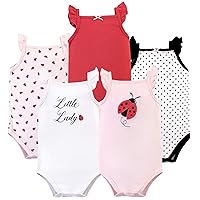 Hudson Baby Unisex Baby Cotton Sleeveless Bodysuits