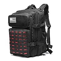 WEQUP Special Edition 50 L Military Tactical Backpacks, Back Pack with 2 Sides Bottle Holders and Laptop Compartment, Tactical Backpack Waterproof
