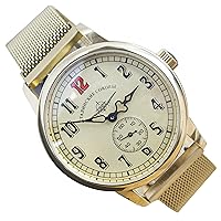 Pobeda Fighter Zim Watch Mens Wrist Watch Soviet Watch Custom Classic USSR Rare Gift (Milanese Bracelet)