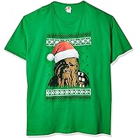 STAR WARS Officially Licensed Holiday Chewie Men's Tee