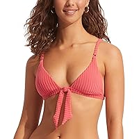 Seafolly Women's Fixed Tri Bikini Top Swimsuit