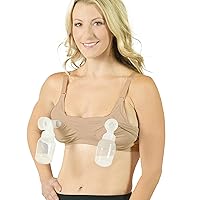 Seamless Pump&Nurse Hands-Free Pumping and Nursing Bra, Small to Plus Size