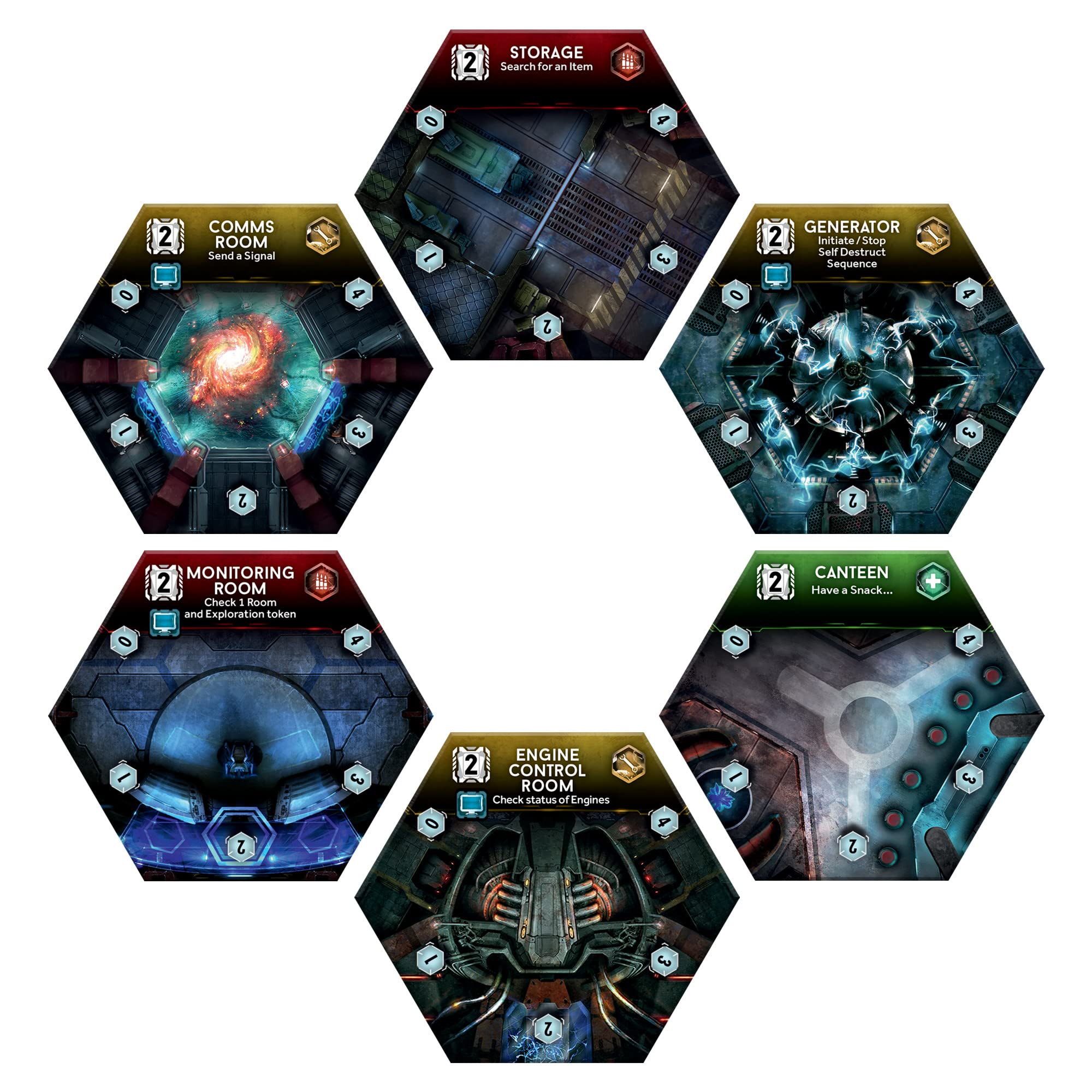 Nemesis Board Game | Sci-Fi Horror | Miniatures | Strategy | Cooperative Adventure Game for Adults and Teens | Ages 14+ | 1 - 5 Players | Average Playtime 1-2 Hours | Made by Rebel