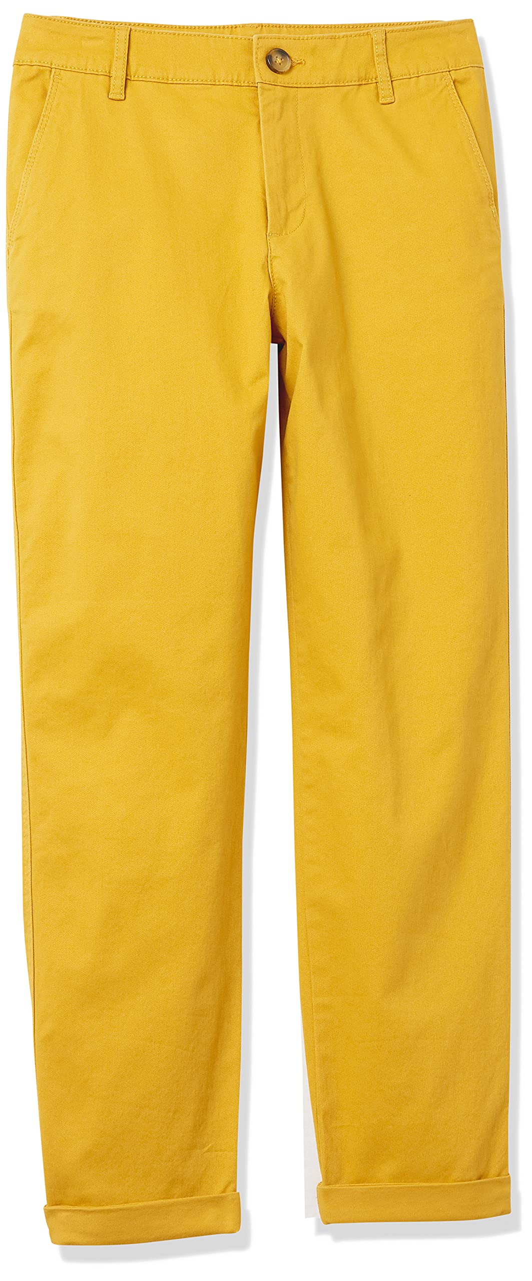 Amazon Essentials Women's Mid-Rise Slim-Fit Cropped Tapered Leg Khaki Pant