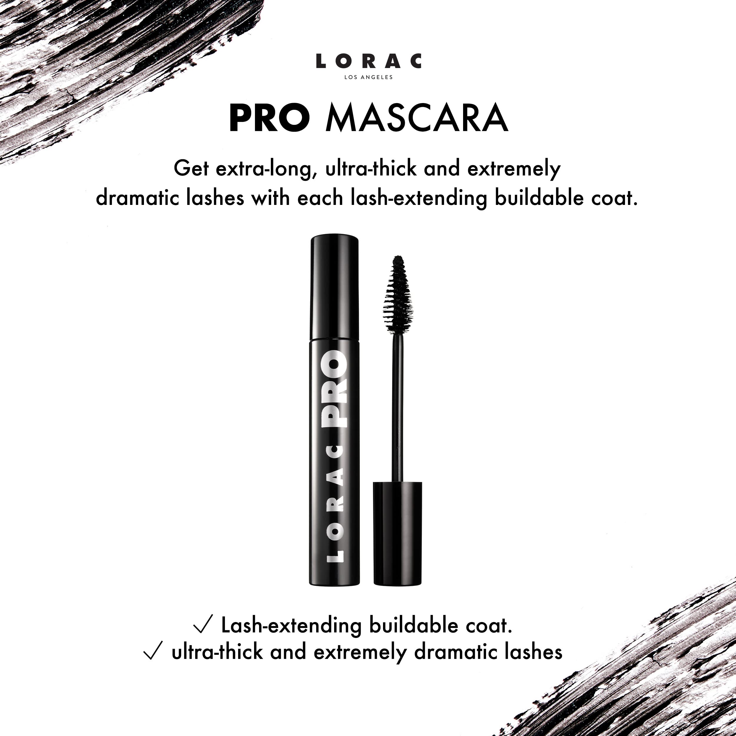 LORAC PRO Mascara Thickening and Lengthening Black