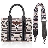 Wrangler Tote Bag for Women Aztec Handbags Western Purses for Women ZSY3 WG2203A-8120SBK
