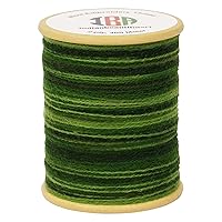 All Purpose Woolen Thread Green Color Friendship Bracelets Floss Embroidery Sewing Thread Lightweight Weaving Crochet Thread Pack of 1
