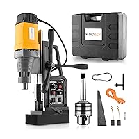 WABROTECH® WT23RE Magnetic Drill 50 mm - Magnetic Core Drill 330 rpm - Magnetic Holding Force 13000 N - Portable Magnetic Drilling Unit M3-M16 for Metalworking - Core Drill 1880 W - Magnetic Drill