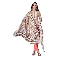 ladyline Casual Cotton Printed Salwar Kameez Suit with Lawn Cotton Dupatta