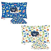 KeaBabies Toddler Pillowcase for 13X18 Pillow - Organic Toddler Pillow Case for Boy, Kids - 100% Natural Cotton Pillowcase for Miniature Sleepy Pillows - Pillow Sold Separately
