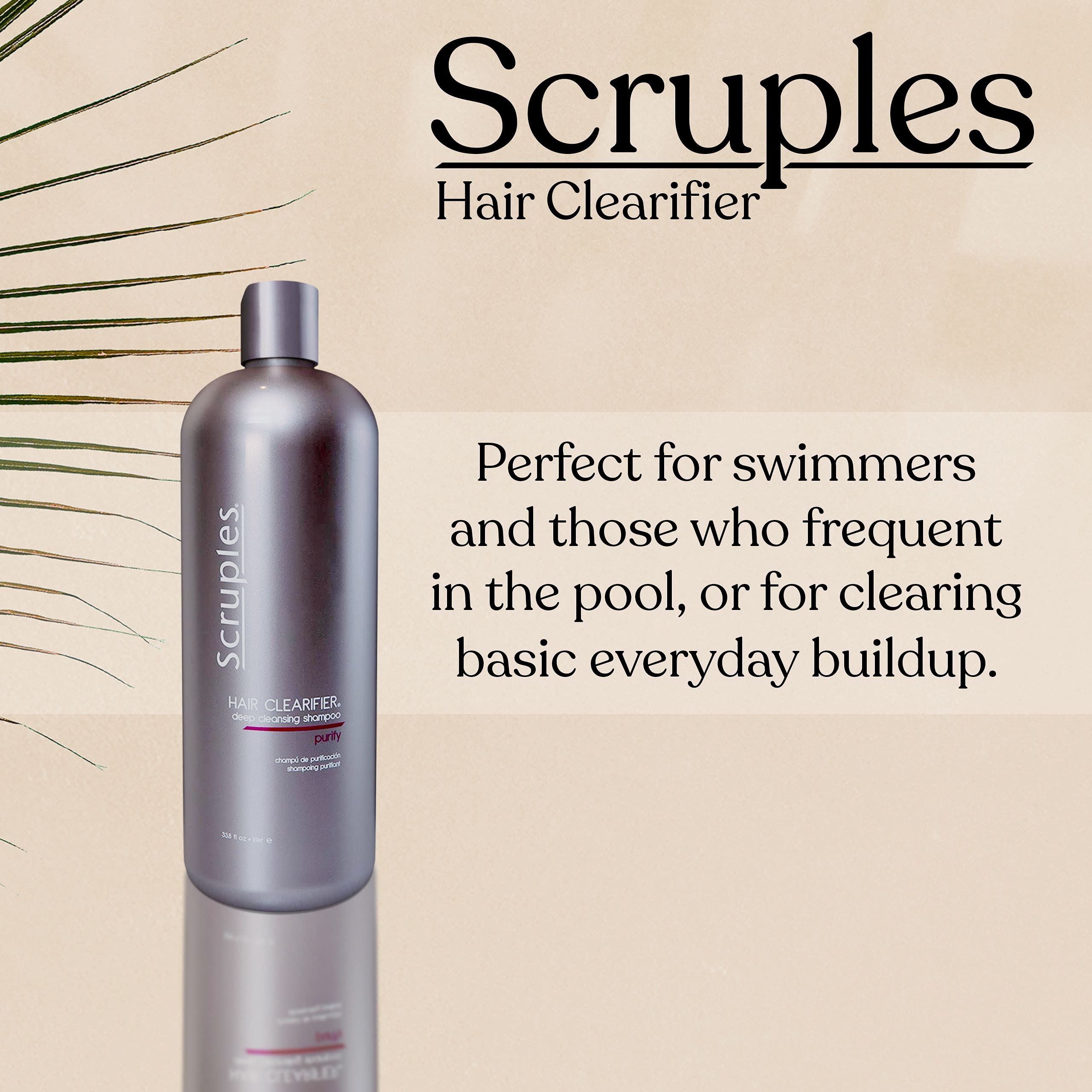 Scruples Hair Clearifier Deep Cleansing Shampoo - Clean & Refresh Hair and Scalp - Soothing & Clarifying Shampoo - Removes Product, Oil Buildup and Residue