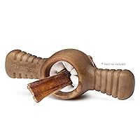 Benebone Pawplexer Interactive Treat Dispensing Tough Dog Puzzle Chew Toy, Made in USA, Small, Real Bacon Flavor