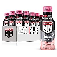 Muscle Milk Pro Series Protein Shake, Slammin' Strawberry, 40g Protein, 14 Fl Oz, 12 Pack