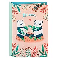 Hallmark Anniversary Card (Soul Mates, Pandas)