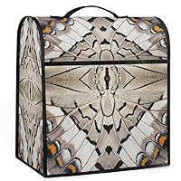 Butterfly Wing Pattern Coffee Maker Dust Cover Kitchen Mixer Cover with Pockets and Top Handle Toaster Covers Bread Machine Covers for Kitchen Cafe Bar Home Decor