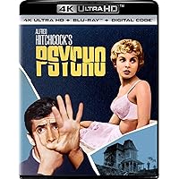 Psycho (1960) - 4K Ultra HD + Blu-ray + Digital [4K UHD]