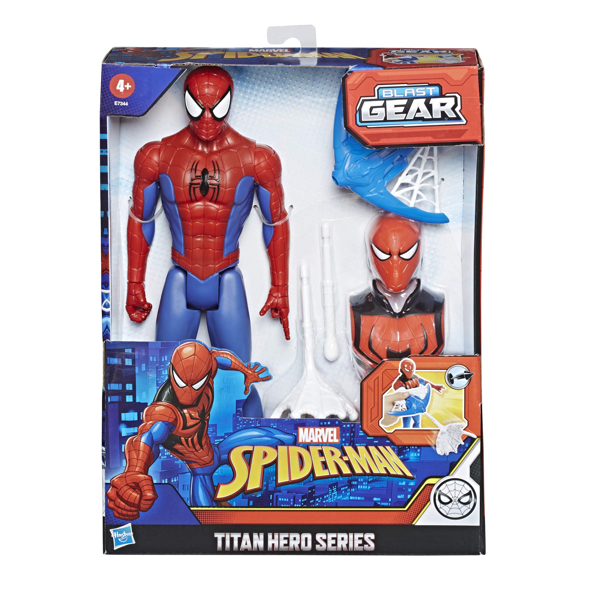 Mua Spider-Man Marvel Titan Hero Series Blast Gear Action Figure Toy with  Blaster, 2 Projectiles and 3 Armor Accessories, for Kids Ages 4 and Up trên  Amazon Mỹ chính hãng 2023 | Fado