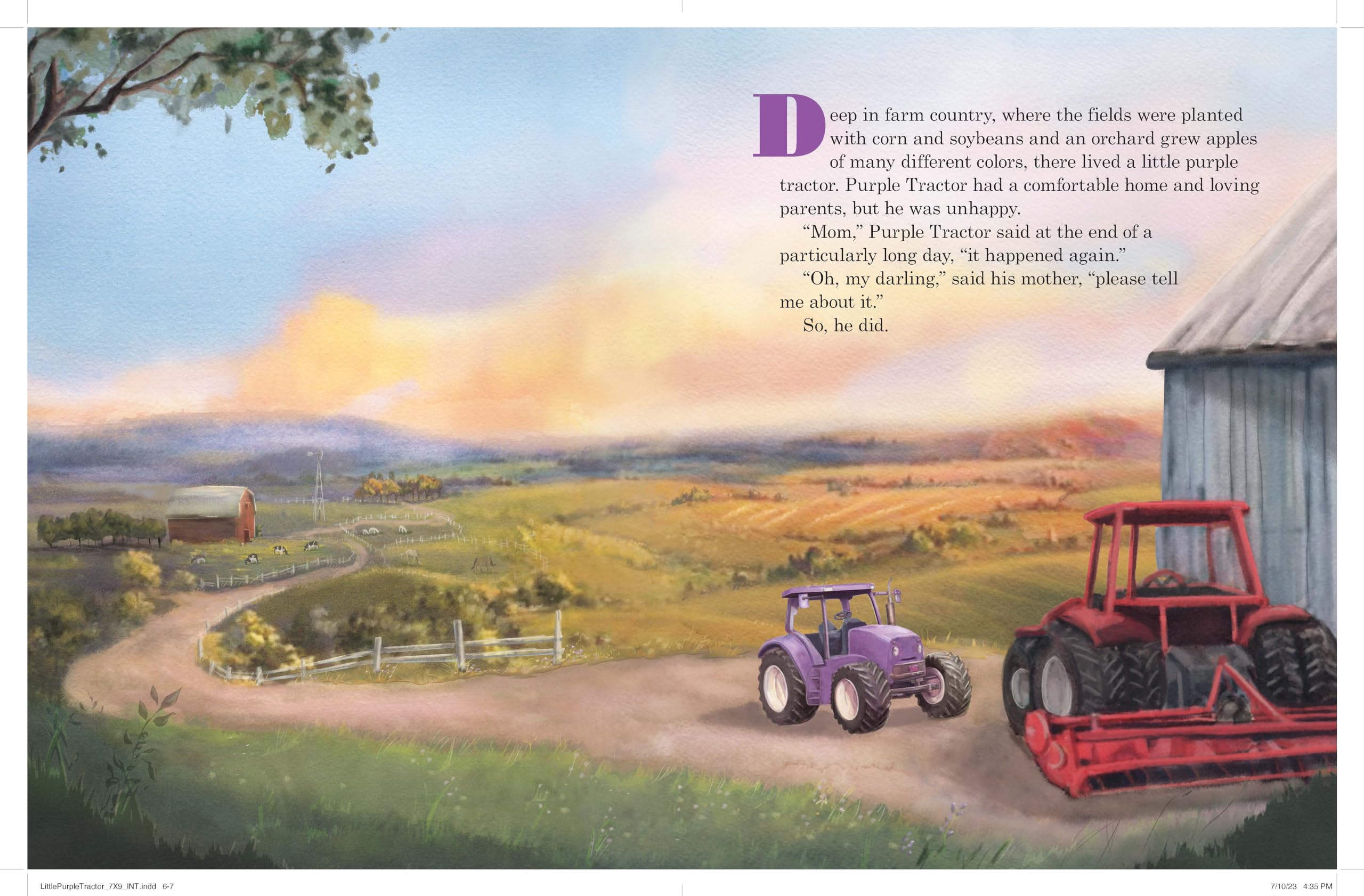 Little Purple Tractor: An Inspiring Book for Kids About Self-esteem, Courage, and Independence (Little Heroes, Big Hearts)