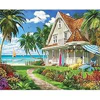 White Mountain Beach House - 1000 Piece Jigsaw Puzzle