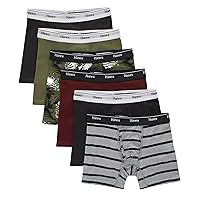 Hanes Boys Originals Boxer Briefs, Tween Boy Underwear, Cotton Stretch, 6-Pack