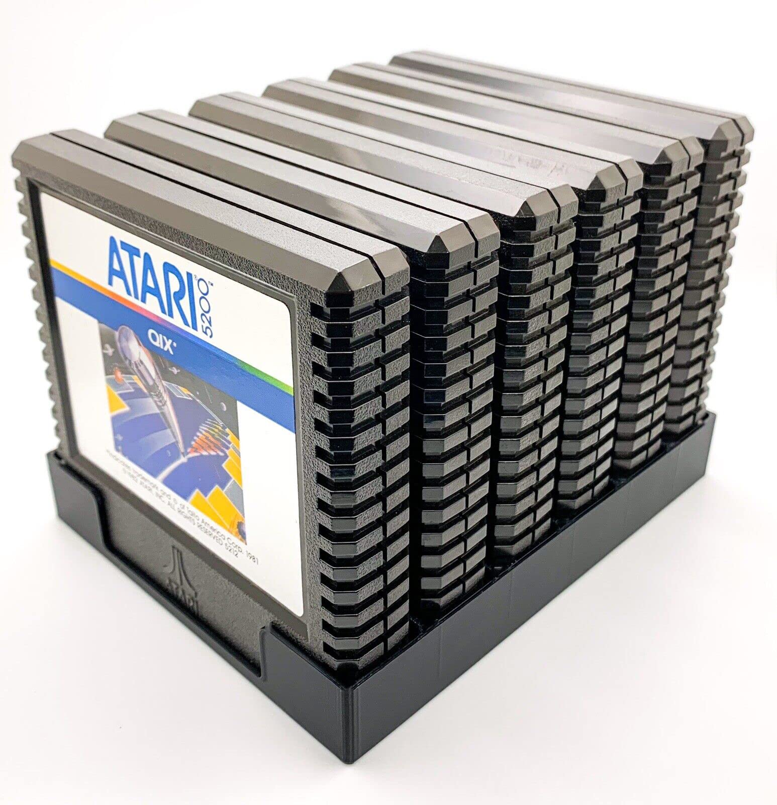Game Cartridge Holder for Atari 5200 - Tray Holds Up To 6 Games - 5200 Display
