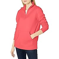 Amazon Essentials Women's Long-Sleeve Fleece Quarter-Zip Top (Available in Plus Size)