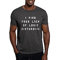 CafePress Lack of Logic Disturbing Dark T Graphic Shirt