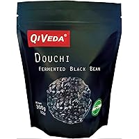 QiVeda Chinese Douchi - Premium Fermented Black Beans | 11oz (300g)