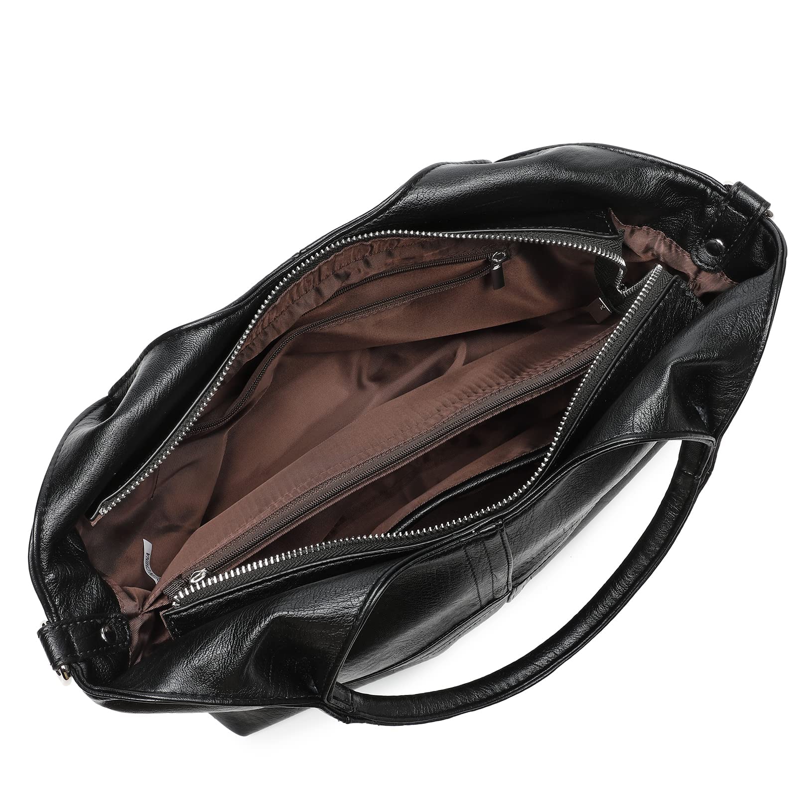 KOGTLA Womens Leather Handbags Tote Bag Shoulder Bag Top Handle Satchel Ladies Purse Crossbody Hobo Bag