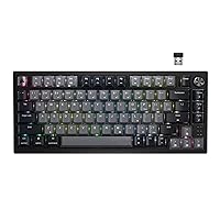 Corsair K65 Plus Wireless 75% RGB Hot-Swappable Mechanical Gaming Keyboard – Pre-Lubricated MLX Red Linear Switches – Top Mounted – Dual-Layer Sound Dampening – PBT Keycaps – QWERTY NA – Black
