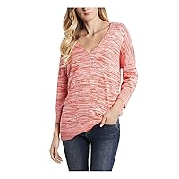 Vince Camuto Womens Coral Dolman 3/4 Sleeve V Neck Top XXS