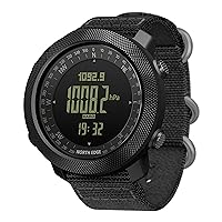 AVTREK Mens Outdoor Sport Tactical Survival Watches Hiking Digital Wrist Watch Smart Swimming Military Army Altimeter Barometer Compass Watches