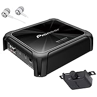 Pioneer GM-D8701 1600W Max 1-Channel GM Digital Champion Series Class-D Monoblock Car Audio Stereo Amplifier w/Wired Bass Boost Remote and Free Alphasonik Erabuds