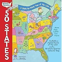 50 States: A State-by-State Tour of the USA (State Shapes) 50 States: A State-by-State Tour of the USA (State Shapes) Hardcover