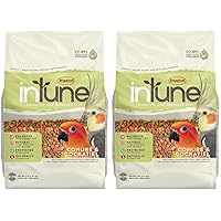 Higgins 2 Pack of Intune Complete and Balanced Diet Conure and Cockatiel Food, 2 Pounds Each