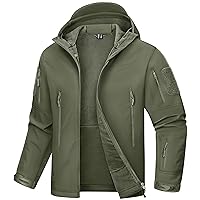 Outdoor Tactical Soft Shell Jacket, Water Repellent, Windproof Hoodie, Thermal Coat, Multifunction, Anorak, Cold Protection