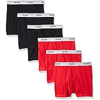 Gildan Boys Boxer Brief Underwear, 6-Pack