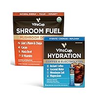 VitaCup Instant Shroom Fuel 24Ct & Hydration 10Ct