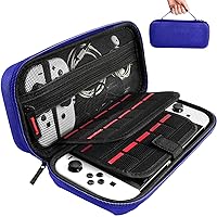 daydayup Carrying case - Midnight Blue Protective Hard Portable Travel case Shell Pouch for Console & Accessories…
