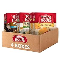 Kellogg's Town House Crackers, Party Snacks, Party Pack, Variety Pack (4 Boxes)