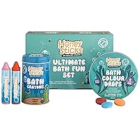 Kid Made Modern - 450 Bath Drops - Bath Color Tablets for Kids - Bath Water Color Drops - Bathtime Fun for Kids - Variety of Colors - Big & Small
